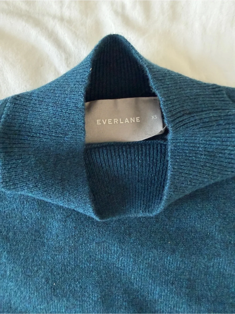 Everlane Navy Blue Mockneck Sweater XS